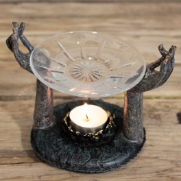 Antik Stílusú Buddha - "Om Kezek" Aromalámpa