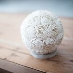 Boho Kagyló Lámpa - Gömbölyű - 15cm