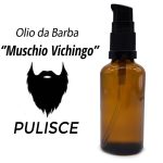 50ml Szakállolaj -  Viking Pézsma - címke nélkül