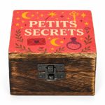 Kicsi Színes Bevonatú Fa Doboz  - Petite secrets