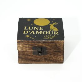 Kicsi Színes Bevonatú Fa Doboz  - Lune d'amore