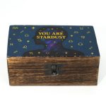 Közepes Színes Bevonatú Fa Doboz  - You are stardust