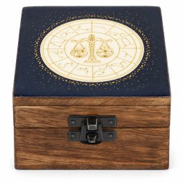 Kicsi Színes Bevonatú Fa Doboz -  Libra