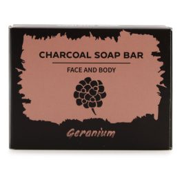Aktív Szenes Szappan 85g - Geranium