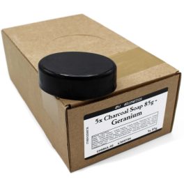 Aktív Szenes Szappan 85g - Geránium - címke nélkül