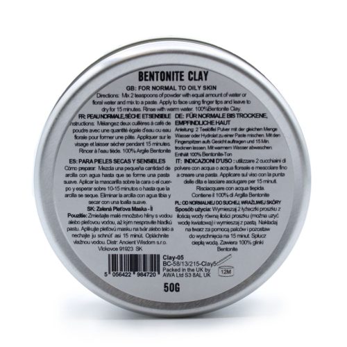 Bentonit Agyag Arcpakolás 50g