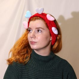 Tréfás Make-Up Fejpánt - Szívek (vegyes)