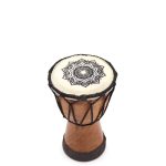 Kézműves djembe dob - 15cm