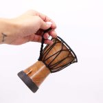 Kézműves djembe dob - 15cm