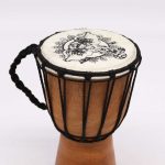Kézműves djembe dob - 20cm