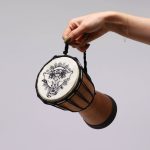 Kézműves djembe dob - 20cm