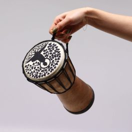 Kézműves djembe dob - 25cm