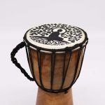 Kézműves djembe dob - 25cm