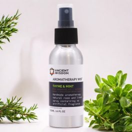   100ml Aeroszolos Illóolaj Szobaparfüm - Kakukkfű és Menta