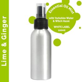  100ml Aeroszolos Illóolaj Szobaparfüm - Citrom és Gyömbér- címke nélkül