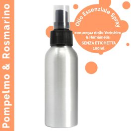   100ml Aeroszolos Illóolaj Szobaparfüm - Graperfruit és Rozmaring - címke nélkül