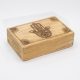 Nagy Doboz 21.5x14x6.3cm - Hamsa -Fekete Díszített