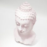 Buddha lámpa – repedezett hatás, rózsaszín– ovális talp - EU csatlakozó