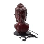 Buddha lámpa – repedezett hatás, láva– ovális talp - EU csatlakozó