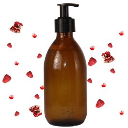   Málna és Gránátalma Tusoló és Kézmosó Gél - címke nélkül 300ml