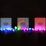 LED Fényfüzér Kristályokkal - Rózsakvarc