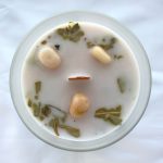 Borsmenta és Holdkő - Gyertya Drágakövekkel - Belső Növekedés