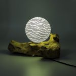 Drift Glow Lámpa - Szürke Gömb - EU csatlakozó