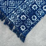 Kézműves Indigó Ágytakaró - 170x120cm - Desi Minták