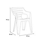 Elina 6+1 kerti bútor garnitúra szett