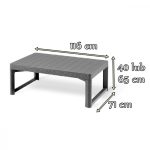 Corfu relax sarokgarnitúra lyon asztallal