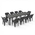 Florin 10+1 kerti bútor garnitúra szett