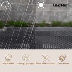 Claire XII 7 személyes sarokgarnitúra orlando asztallal