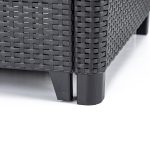 Claire XV 10 személyes sarokgarnitúra orlando asztallal