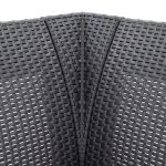 Claire XV 10 személyes sarokgarnitúra orlando asztallal