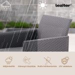 Claire XI 10 személyes sarokgarnitúra orlando asztallal