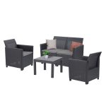 Claire VI 4 személyes kerti bútor garnitúra orlando asztallal