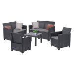 Claire VI 6 személyes kerti bútor garnitúra orlando asztallal