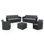 Claire 8 személyes kerti bútor garnitúra