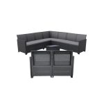 Claire V 9 személyes kerti bútor garnitúra vigo tárolós asztallal