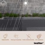 Claire IV 7 személyes kerti bútor garnitúra vigo tárolós asztallal