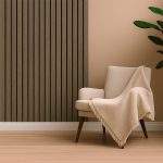 Akusztikus falpanel olajos tölgy hatású 260x60x1,8 cm