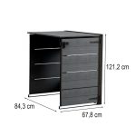 Hide away kültéri szemetes tároló - kiegészító elem 240 L