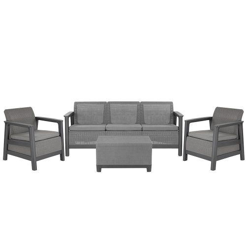 Scandi Love linea duo kerti bútor szett jute tárolós asztallal