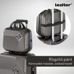 TraveLux Pro kézi bőrönd keményfedeles 28x36x16 cm