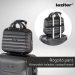 TraveLux Max kisméretű kézi bőrönd keményfedeles 28x36x16 cm