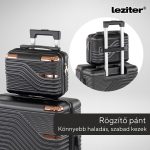 TraveLux Urban közepes bőrönd keményfedeles 68x45x25 cm