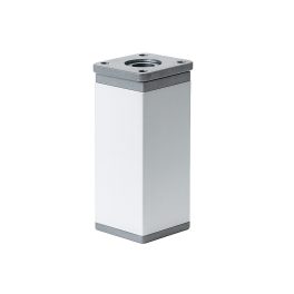 Uni bútorláb 100 mm ezüst