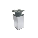 Uni bútorláb 60 mm ezüst