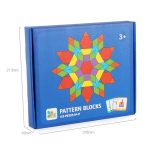 Tangram kreatív formakirakó fajáték 155 db