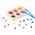 Színek, számok Montessori fejlesztő fajáték